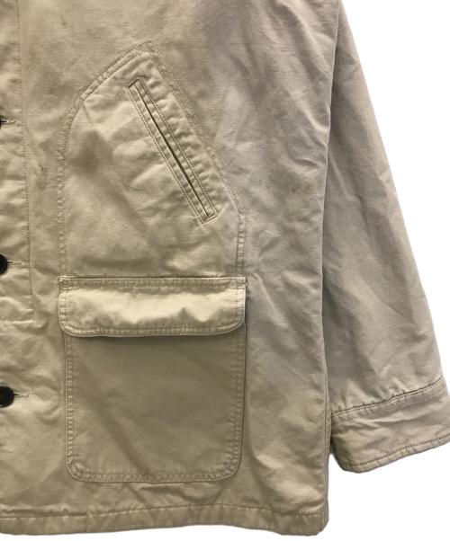 LAND'S END（ランズエンド）LAND'S END (ランズエンド) 00s ハンティングジャケット アイボリー サイズ:XLの古着・服飾アイテム