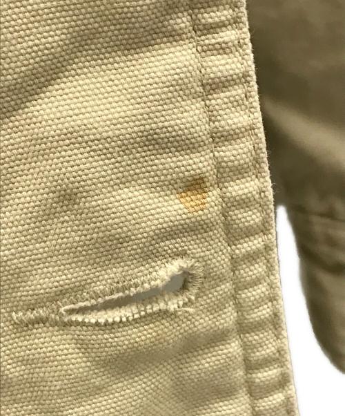 LAND'S END（ランズエンド）LAND'S END (ランズエンド) 00s ハンティングジャケット アイボリー サイズ:XLの古着・服飾アイテム