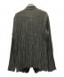 ISSEY MIYAKE MEN (イッセイミヤケメン) プリーツバンドカラーシャツ グレー サイズ:２：13000円