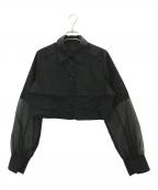 UNITED TOKYOユナイテッドトーキョー）の古着「オーバーレイレイヤーシャツ」｜ブラック
