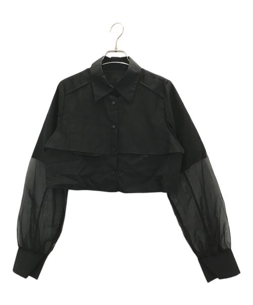 UNITED TOKYO（ユナイテッドトーキョー）UNITED TOKYO (ユナイテッドトーキョー) オーバーレイレイヤーシャツ ブラック サイズ:FREEの古着・服飾アイテム