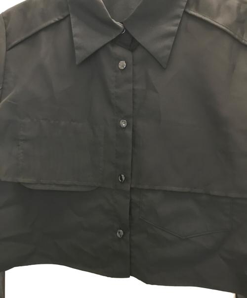 UNITED TOKYO（ユナイテッドトーキョー）UNITED TOKYO (ユナイテッドトーキョー) オーバーレイレイヤーシャツ ブラック サイズ:FREEの古着・服飾アイテム