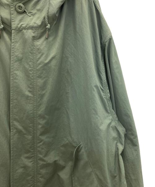 GU（ジーユー）GU (ジーユー) UNDERCOVER (アンダーカバー) ナイロンモッズコート グリーン サイズ:Lの古着・服飾アイテム