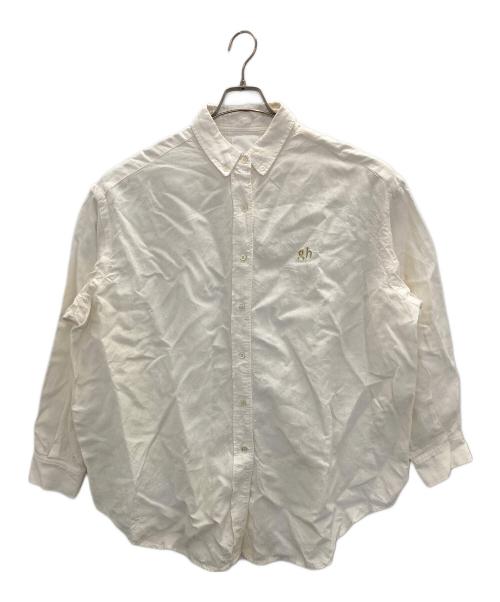 GENE HEAVENS（ジーンヘブンズ）GENE HEAVENS (ジーンヘブンズ) リネンボタンダウンシャツ ホワイト サイズ:Fの古着・服飾アイテム