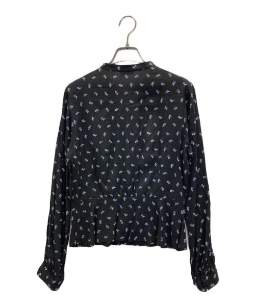 STEVEN ALAN（スティーブンアラン）STEVEN ALAN (スティーブンアラン) FLOWER PRINT BLOUSE ブラック サイズ:Mの古着・服飾アイテム