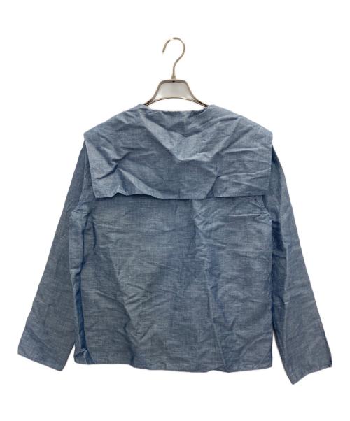 STEVEN ALAN（スティーブンアラン）STEVEN ALAN (スティーブンアラン) SAILOR COLLAR SHIRT ブルー サイズ:Sの古着・服飾アイテム