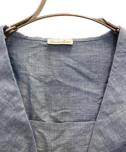 STEVEN ALAN（スティーブンアラン）STEVEN ALAN (スティーブンアラン) SAILOR COLLAR SHIRT ブルー サイズ:Sの古着・服飾アイテム