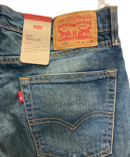 LEVI'S（リーバイス）LEVI'S (リーバイス) 505レギュラーデニムパンツ ブルー サイズ:W34 L32 未使用品の古着・服飾アイテム