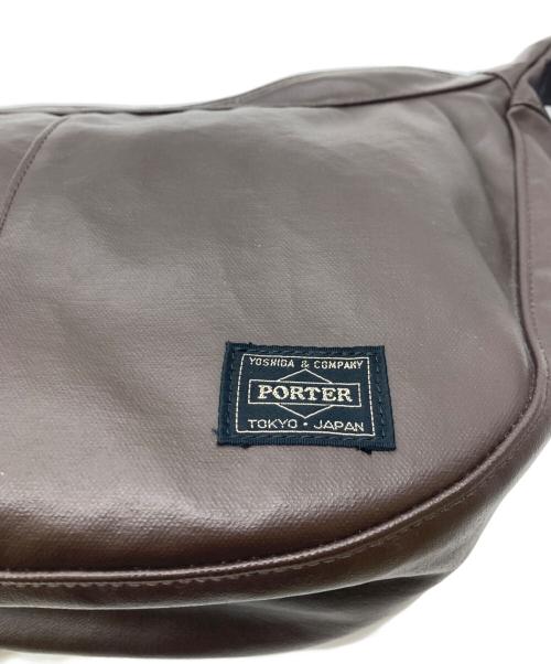 PORTER（ポーター）PORTER (ポーター) ショルダーバッグ ブラウンの古着・服飾アイテム