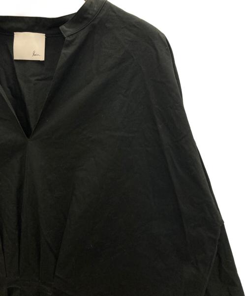 loin.（ロワン）loin. (ロワン) エレガンスブラウスワンピース ブラック サイズ:FREEの古着・服飾アイテム