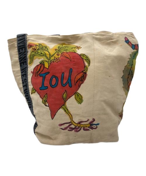 Vivienne Westwood ANGLOMANIA（ヴィヴィアンウエストウッドアングロマニア）Vivienne Westwood ANGLOMANIA (ヴィヴィアンウエストウッドアングロマニア) アフリカバッグ アイボリーの古着・服飾アイテム