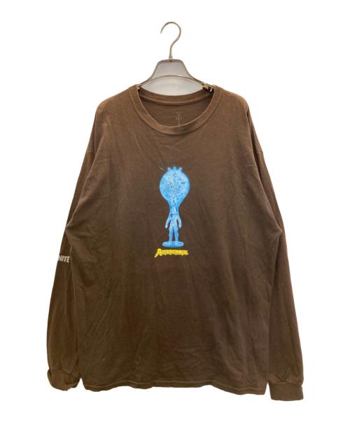 cactus jack（カクタス・ジャック）CACTUS JACK (カクタス・ジャック) Fortnight ASTRONOMICAL L/S ブラウン サイズ:Ⅼの古着・服飾アイテム