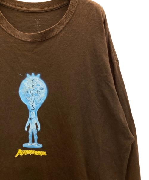 cactus jack（カクタス・ジャック）CACTUS JACK (カクタス・ジャック) Fortnight ASTRONOMICAL L/S ブラウン サイズ:Ⅼの古着・服飾アイテム