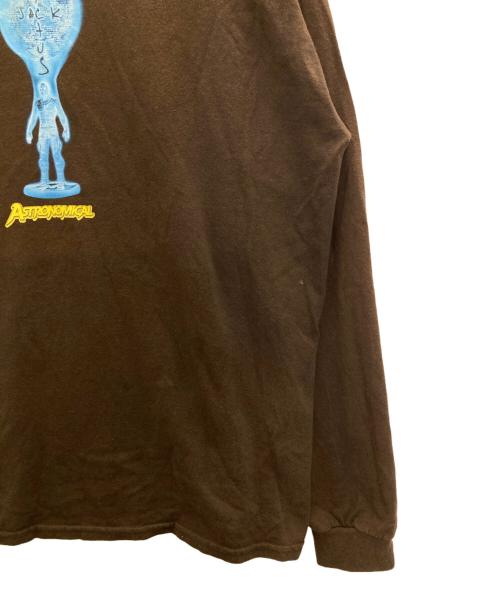 cactus jack（カクタス・ジャック）CACTUS JACK (カクタス・ジャック) Fortnight ASTRONOMICAL L/S ブラウン サイズ:Ⅼの古着・服飾アイテム