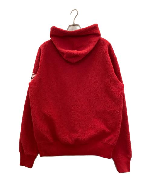 POLO RALPH LAUREN（ポロ・ラルフローレン）POLO RALPH LAUREN (ポロ・ラルフローレン) フリースパーカー レッド サイズ:Sの古着・服飾アイテム