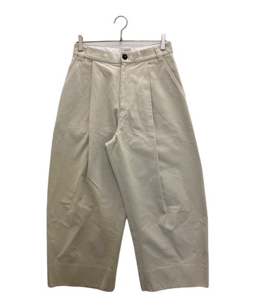 STUDIO NICHOLSON（スタジオ ニコルソン）STUDIO NICHOLSON (スタジオ ニコルソン) Deep Pleat Volume Pant ベージュ サイズ:Sの古着・服飾アイテム