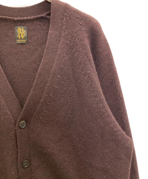 BATONER（バトナ―）BATONER (バトナ―) カーディガン ブラウン サイズ:2の古着・服飾アイテム