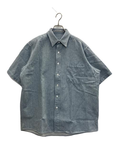 RHC Ron Herman（アールエイチシー ロンハーマン）RHC Ron Herman (アールエイチシー ロンハーマン) Looplus Short Sleeve Shirt ライトインディゴ サイズ:Sの古着・服飾アイテム