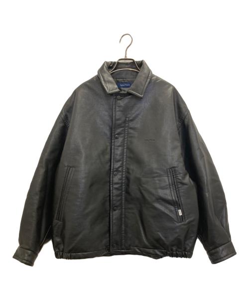 NAUTICA（ノーティカ）NAUTICA (ノーティカ) Vegan Leather Insulated Blouson ブラック サイズ:M 未使用品の古着・服飾アイテム