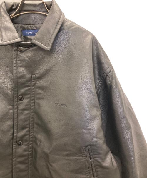 NAUTICA（ノーティカ）NAUTICA (ノーティカ) Vegan Leather Insulated Blouson ブラック サイズ:M 未使用品の古着・服飾アイテム