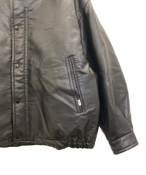 NAUTICA（ノーティカ）NAUTICA (ノーティカ) Vegan Leather Insulated Blouson ブラック サイズ:M 未使用品の古着・服飾アイテム
