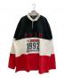 POLO RALPH LAUREN（ポロ・ラルフローレン）の古着「1992 Winter Stadium Rugby Shirt」｜ブラック