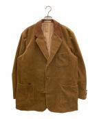 PAPASパパス）の古着「コーデュロイジャケット」｜ブラウン