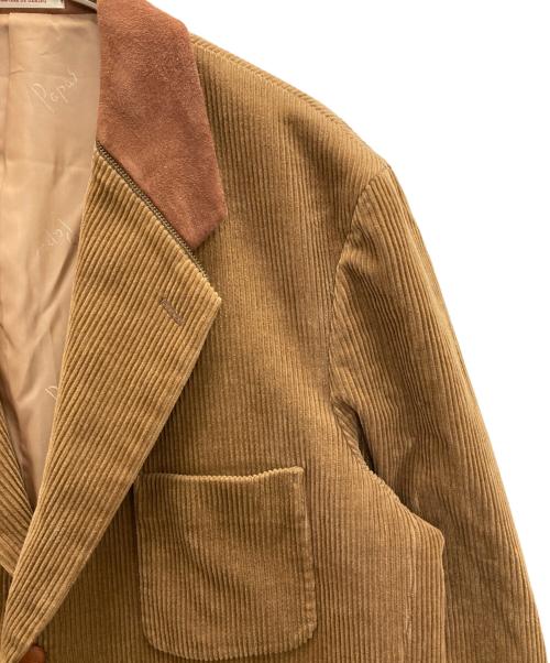 PAPAS（パパス）PAPAS (パパス) コーデュロイジャケット ブラウン サイズ:Ⅼの古着・服飾アイテム