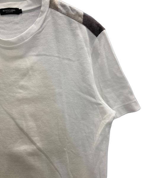 BLACK LABEL CRESTBRIDGE（ブラックレーベル クレストブリッジ）BLACK LABEL CRESTBRIDGE (ブラックレーベル クレストブリッジ) ヨーク切替Tee ホワイト サイズ:Ⅼの古着・服飾アイテム