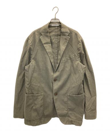 未使用/LUCIANO DI MARTINA/ウールリネン/テーラードジャケット 新品同様 イタリア製 ルチアーノディマルティナ luciano di martina