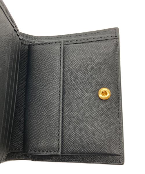 MARNI（マルニ）MARNI (マルニ) サフィアーノレザー バイフォールドウォレット ブラックの古着・服飾アイテム