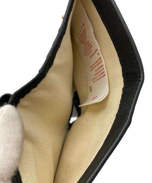 MARNI（マルニ）MARNI (マルニ) サフィアーノレザー バイフォールドウォレット ブラックの古着・服飾アイテム