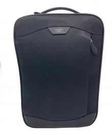 PELLE MORBIDA（ペッレモルビダ）の古着「バックパック型ブリーフバッグ」｜ブラック