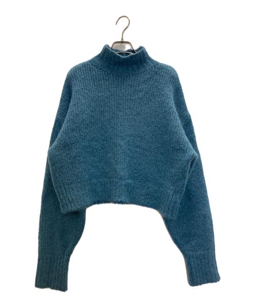 Mila Owen（ミラオーウェン）Mila Owen (ミラオーウェン) モヘアニット ブルーの古着・服飾アイテム