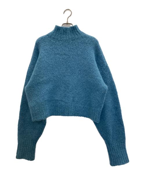 Mila Owen（ミラオーウェン）Mila Owen (ミラオーウェン) モヘアニット ブルーの古着・服飾アイテム