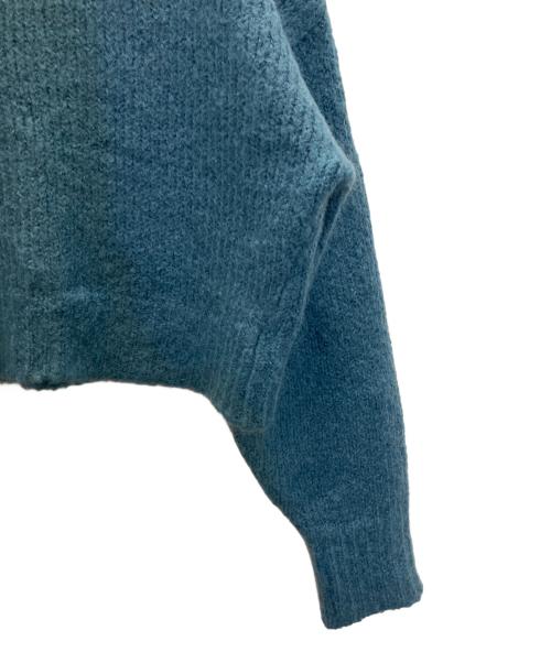 Mila Owen（ミラオーウェン）Mila Owen (ミラオーウェン) モヘアニット ブルーの古着・服飾アイテム