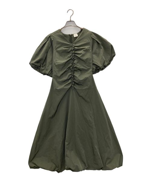 ELIN（エリン）ELIN (エリン) バルーンドレス グリーン サイズ:38の古着・服飾アイテム