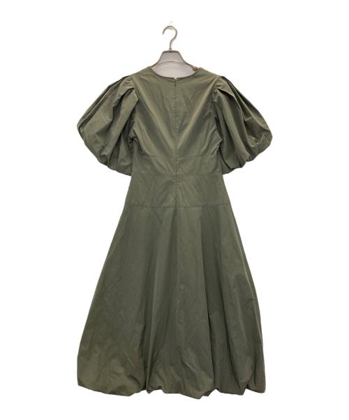 ELIN（エリン）ELIN (エリン) バルーンドレス グリーン サイズ:38の古着・服飾アイテム