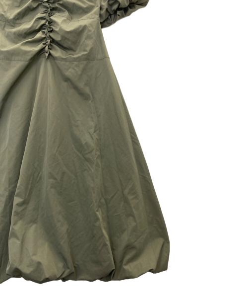 ELIN（エリン）ELIN (エリン) バルーンドレス グリーン サイズ:38の古着・服飾アイテム