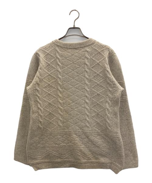PAUL SMITH（ポールスミス）PAUL SMITH (ポールスミス) WOOL CREW NECK SWEATER ベージュ サイズ:Mの古着・服飾アイテム