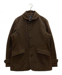 nano・universe（ナノ・ユニバース）の古着「メルトンマリンコート」｜ブラウン