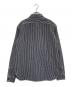 EIGHT G (エイトジー) Long Sleeve Hickory Stripe Work Shirt ネイビー サイズ:L：7000円