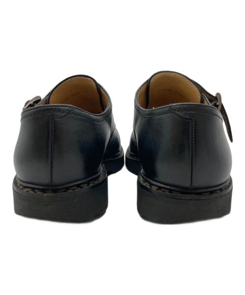 PARABOOT（パラブーツ）PARABOOT (パラブーツ) ダブルモンクシューズ ブラック サイズ:6の古着・服飾アイテム