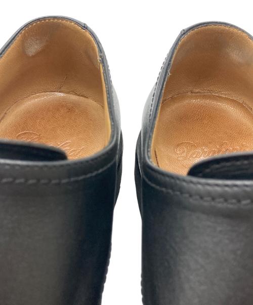 PARABOOT（パラブーツ）PARABOOT (パラブーツ) ダブルモンクシューズ ブラック サイズ:6の古着・服飾アイテム