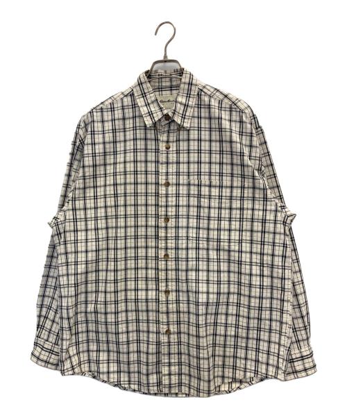 Eddie Bauer（エディーバウアー）Eddie Bauer (エディーバウアー) 00s B.D.Shirts ホワイト サイズ:Mの古着・服飾アイテム
