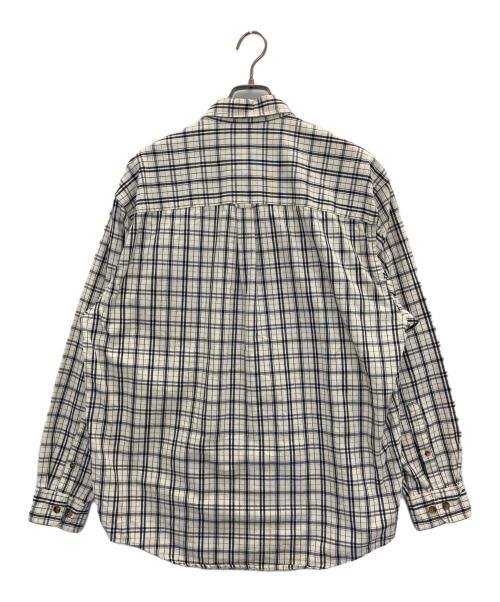 Eddie Bauer（エディーバウアー）Eddie Bauer (エディーバウアー) 00s B.D.Shirts ホワイト サイズ:Mの古着・服飾アイテム