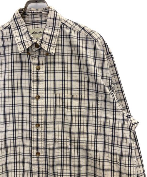 Eddie Bauer（エディーバウアー）Eddie Bauer (エディーバウアー) 00s B.D.Shirts ホワイト サイズ:Mの古着・服飾アイテム