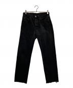 LEVI'Sリーバイス）の古着「後染めデニムパンツ」｜ブラック