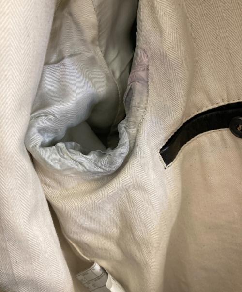 Cinquanta（チンクワンタ）Cinquanta (チンクワンタ) ラムナッパレザージップブルゾン ブラック サイズ:46の古着・服飾アイテム