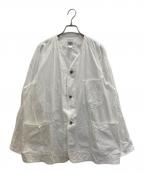 POST O'ALLSポストオーバーオールズ）の古着「VINTAGE SHEETING JACKET」｜ホワイト